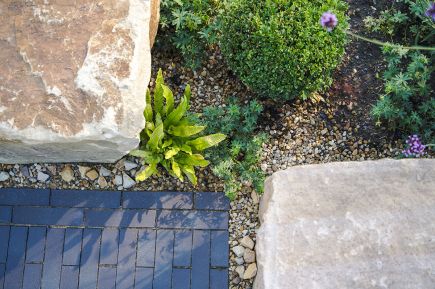 Projekt Gartengemeinschaft Draufsicht Terrassenecke